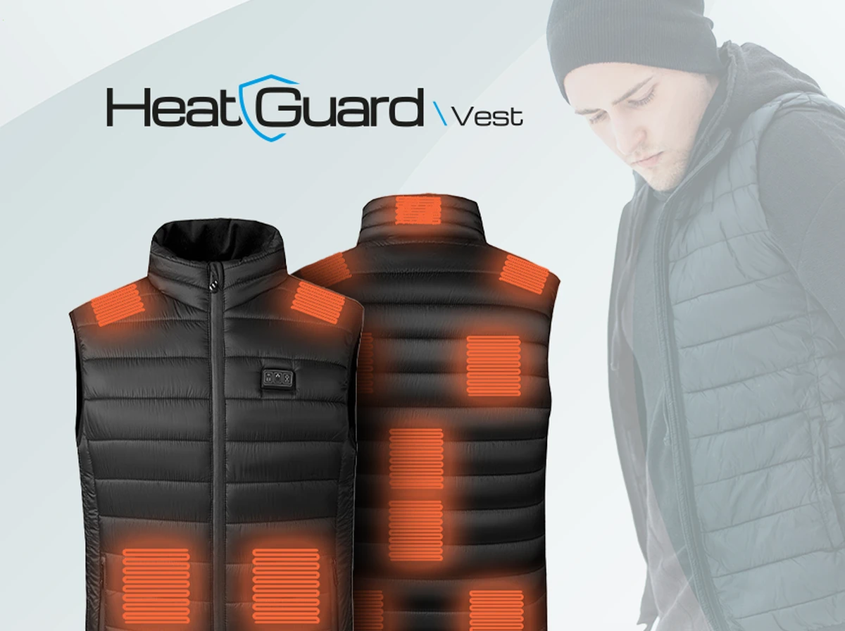 HeatGuard™ Multi-Zone Rechargeable Heated Vest Everyday Experience