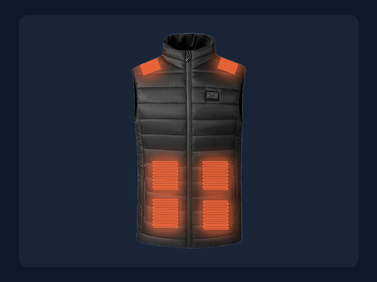 HeatGuard™ Multi-Zone Rechargeable Heated Vest